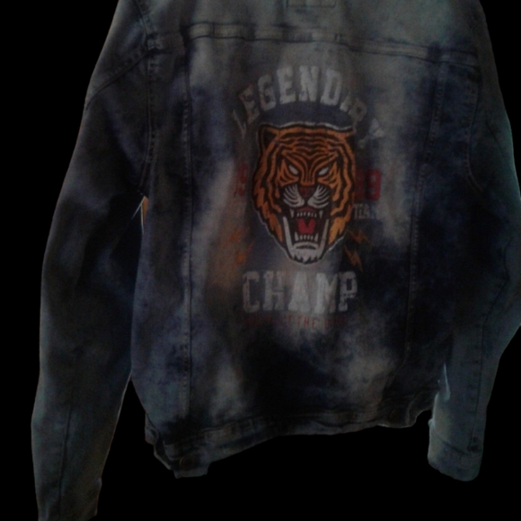 Denim Factory Copper Rivet Denim Patched Legendary Championship Jacket Size 3XL - Picture 2 of 5